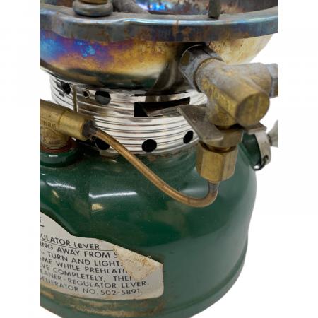 【未使用】コールマン：502Ａシングルガソリンバーナー（1994年11月製） Coleman (コールマン) ガソリンシングルバーナー ※ハンドル欠品