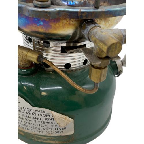 Coleman single burner 502 78年12月製造 コールマン Basic use of the Coleman 502 gasoline single burner and