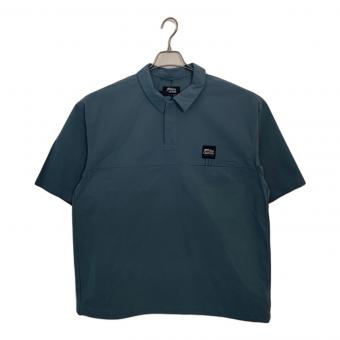 Abu Garcia (アブガルシア) ウォーターレジスタント フィッシングポロ メンズ SIZE L ブルーグレー