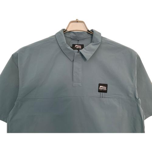 Abu Garcia (アブガルシア) ウォーターレジスタント フィッシングポロ メンズ SIZE L ブルーグレー