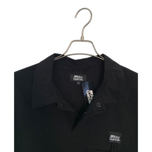 Abu Garcia (アブガルシア) ウォーターレジスタント フィッシングポロ メンズ SIZE XL ブラック