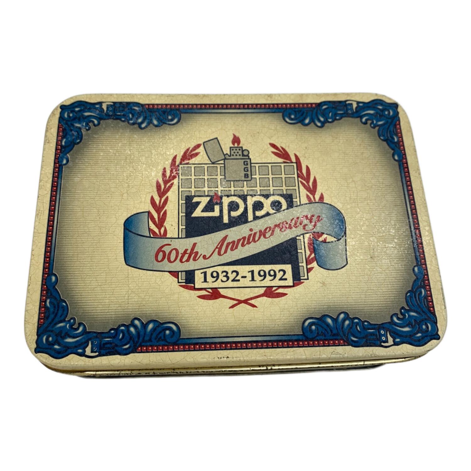 ZIPPO zippo 60th anniversary 缶ケース付 1992年製｜トレファクONLINE