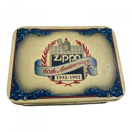 ZIPPO zippo 60th anniversary 缶ケース付 1992年製｜トレファクONLINE