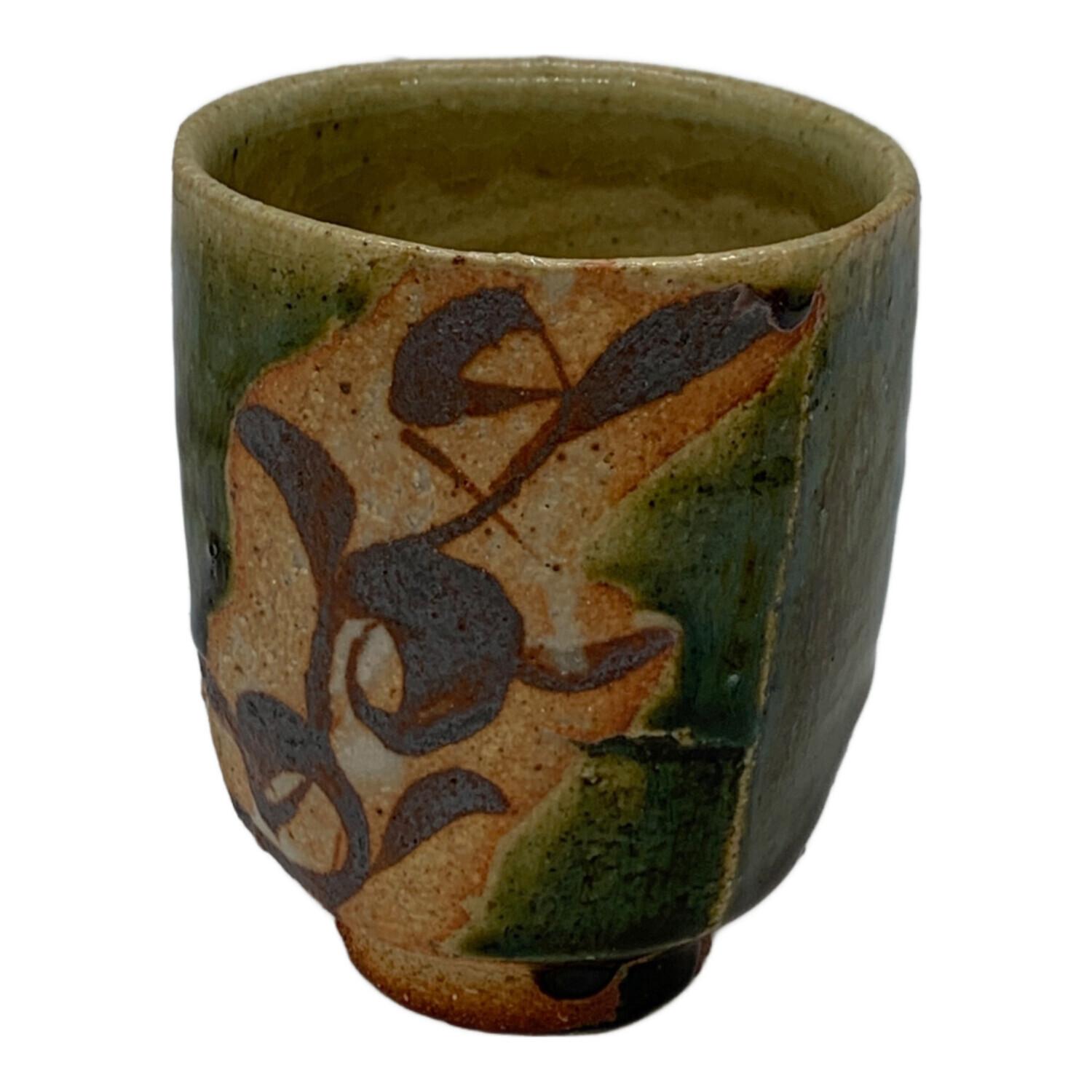 織部湯呑 益子焼作家 松崎健/作｜トレファクONLINE