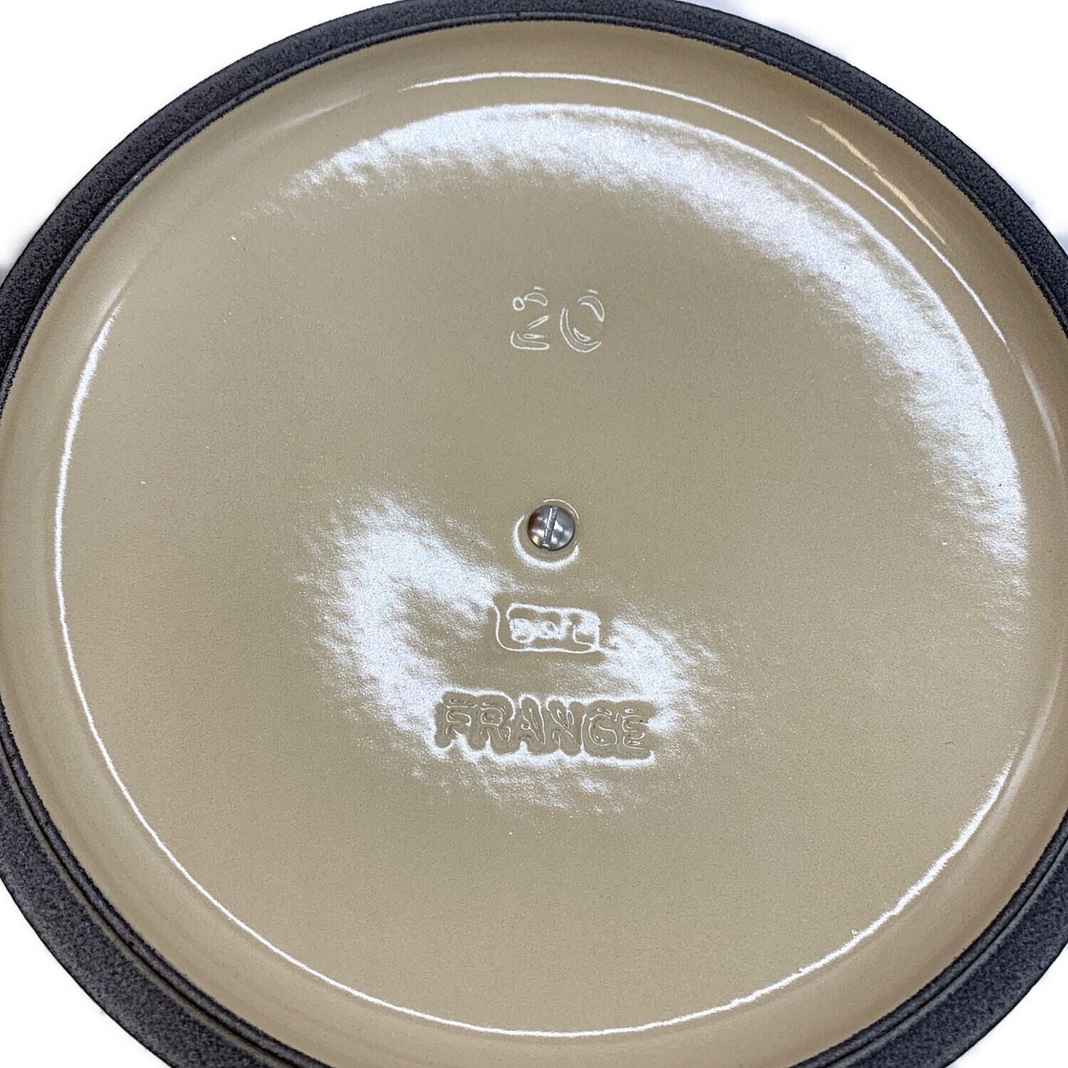 LE CREUSET (ルクルーゼ) 両手鍋 カシス 未使用品 ココット・ロンド