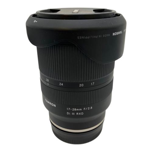 TAMRON (タムロン) ズームレンズ 17-28mm F/2.8DiIII RXD ソニーマウント -