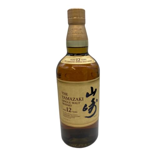 サントリー シングルモルトウイスキー 700ml 箱付 山崎 12年 未開封