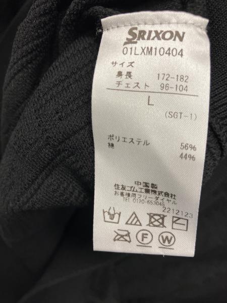 SRIXON (スリクソン) ゴルフウェア(トップス) メンズ SIZE L ブラック