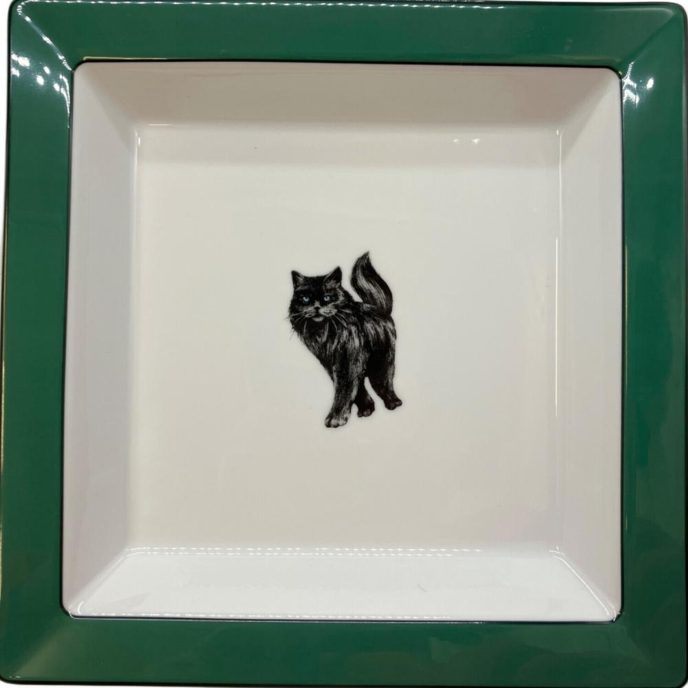 RICHARD GINORI (リチャードジノリ) プレート 黒猫絵柄 BOUCHERON