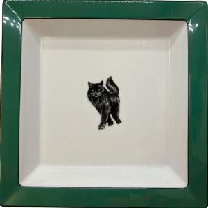 RICHARD GINORI (リチャードジノリ) プレート 黒猫絵柄 BOUCHERON