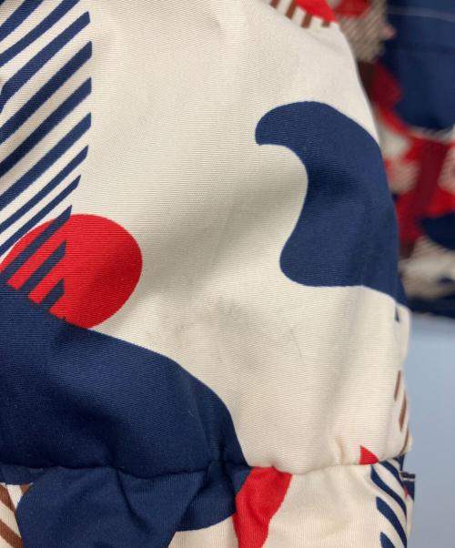 A BATHING APE (ア ベイシング エイプ) スノボジャケット ネイビー×レッド サイズ:S