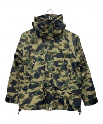 A BATHING APE (ア ベイシング エイプ) スノボジャケット オリーブ サイズ:S