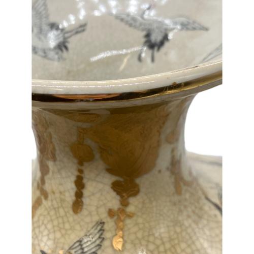 壷 薩摩焼 金襴飾壺 栄盛窯 瀧山作