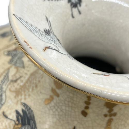 壷 薩摩焼 金襴飾壺 栄盛窯 瀧山作