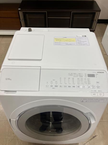 高年式!2023年製! HITACHI 日立 ドラム式 洗濯乾燥機 ドラム洗濯機 BD-SV120JL 12㎏ ビッグドラム 中古家電 店頭引取歓迎 yR9402 日立 ビッグドラム ドラム式洗濯乾燥機 左開き BD-SV120JL（W