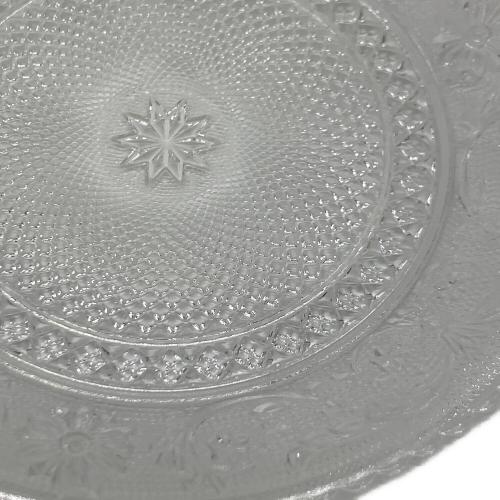Baccarat (バカラ) ガラスプレート アラベスク