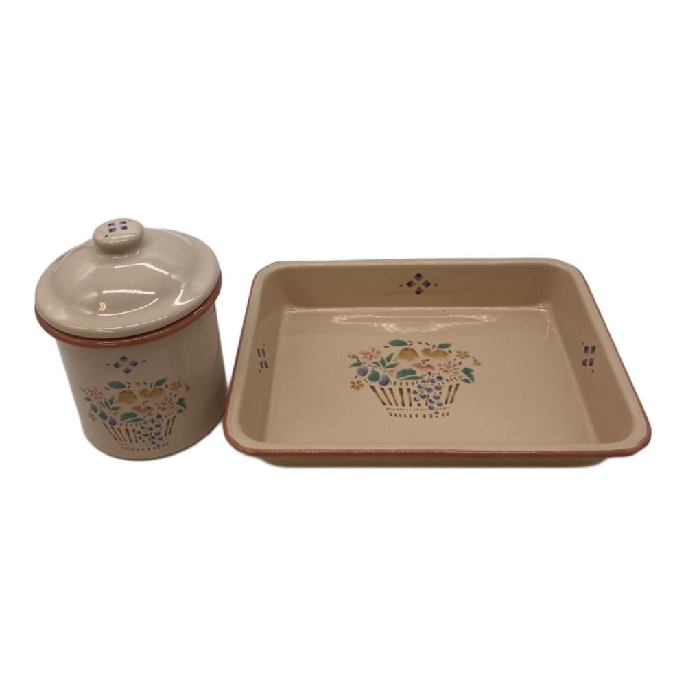 Many (マニー) キッチン雑貨 トレー/保存容器セット プロヴァンス