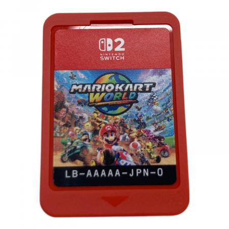 Nintendo Switch 赤色 本体 + ゲームソフト　マリオカート他 任天堂 Nintendo Switch 2 マリオカート ワールド セット