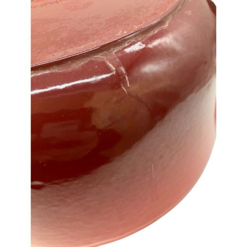 LE CREUSET (ルクルーゼ) 鍋 SIZE 20 レッド ココット・ロンド