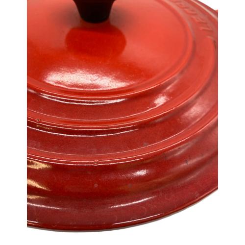 LE CREUSET (ルクルーゼ) 鍋 SIZE 20 レッド ココット・ロンド