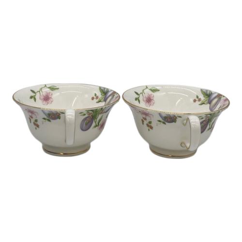 Wedgwood (ウェッジウッド) カップ&ソーサー ピオニーシェイプ スウィートプラム