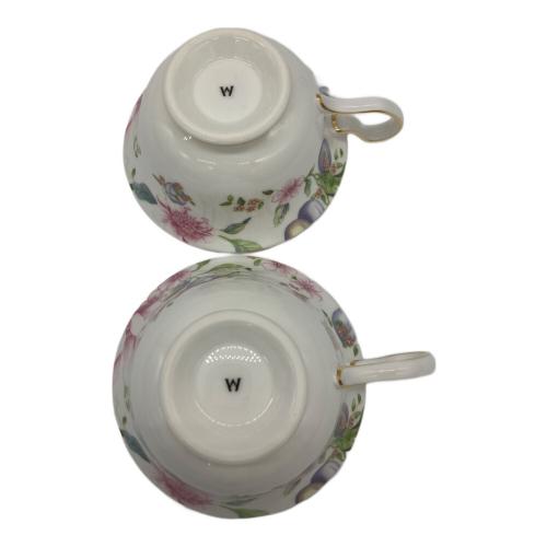 Wedgwood (ウェッジウッド) カップ&ソーサー ピオニーシェイプ スウィートプラム