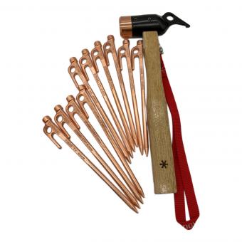 Snow peak (スノーピーク) 銅ペグ／ ペグハンマー PRO.S トールセット