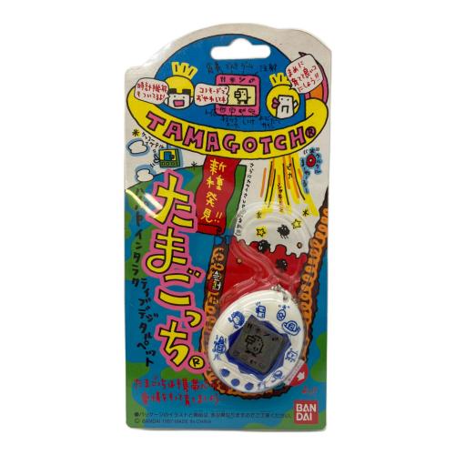 BANDAI (バンダイ) たまごっち 新種発見たまごっち 白ボディ青 未使用