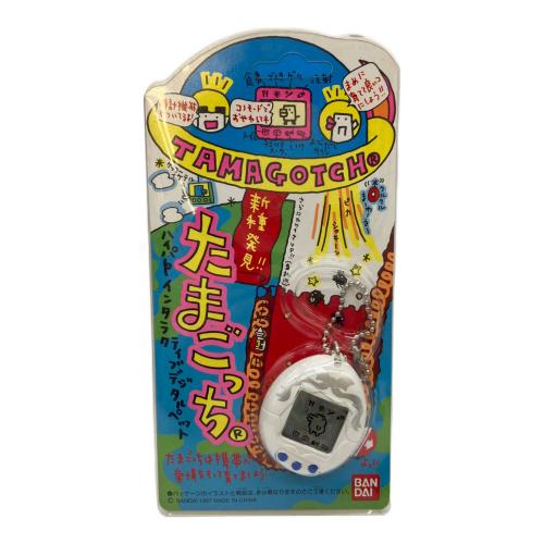 BANDAI (バンダイ) たまごっち 新種発見たまごっちホワイト×シルバー 未使用 ▲