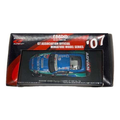 EBBRO (エブロ) 1/43 ウッドワン アドバン クラリオン Z 2007 ミニカー