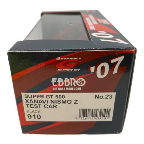 EBBRO (エブロ) 1/43 ザナヴィ ニスモ Z スーパーGT500 2007 テストカー #23 ミニカー