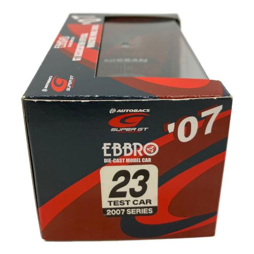 EBBRO (エブロ) 1/43 ザナヴィ ニスモ Z スーパーGT500 2007 テストカー #23 ミニカー