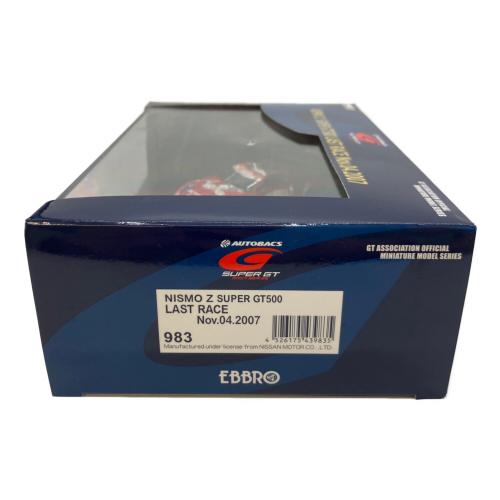 EBBRO (エブロ) 1/43 NISMO Z SUPER GT500 LAST RACE Nov.04.2007 POTENZA #22＆#23 ミニカー