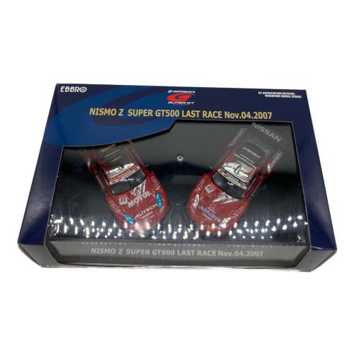 EBBRO (エブロ) 1/43 NISMO Z SUPER GT500 LAST RACE Nov.04.2007 POTENZA #22＆#23 ミニカー