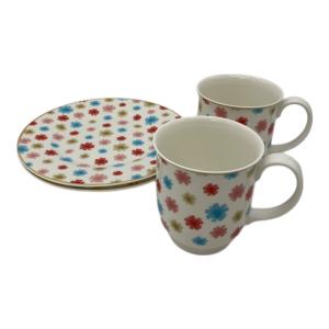 Villeroy&Boch (ビレロイアンドボッホ) マグカップ＆プレートセット Lina Floral