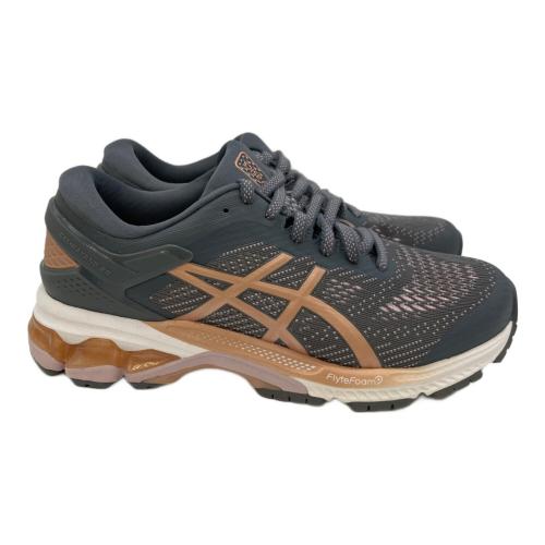 asics (アシックス) ランニングシューズ 1012A459 レディース SIZE 24cm グレー×ベージュ