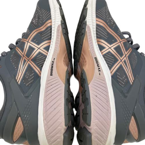 asics (アシックス) ランニングシューズ 1012A459 レディース SIZE 24cm グレー×ベージュ