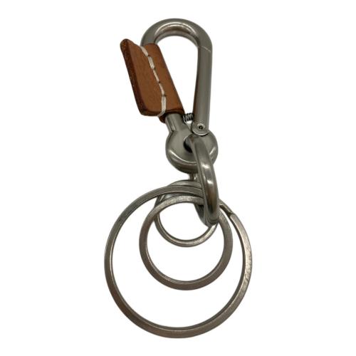 HENDER SCHEME (エンダースキーマ) カラビナ シルバー×ブラウン