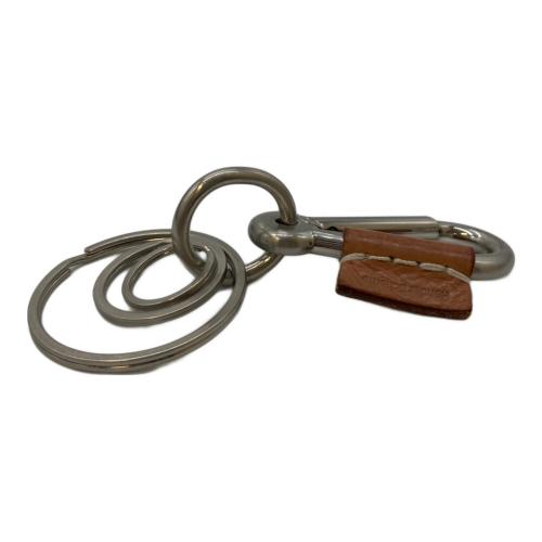 HENDER SCHEME (エンダースキーマ) カラビナ シルバー×ブラウン