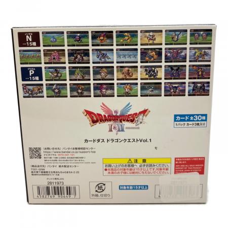 （出品本日まで‼️）ドラゴンクエストカードダスvol.1 カードダス ドラゴンクエストVol.1 (BOX)｜トレファクONLINE