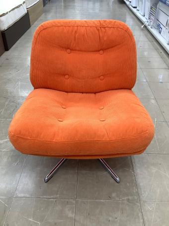 IKEA (イケア) 回転イージチェア オレンジ DYVLINGE