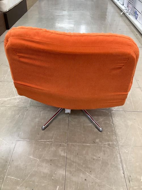 IKEA (イケア) 回転イージチェア オレンジ DYVLINGE