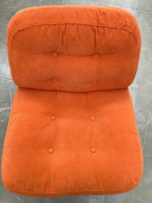 IKEA (イケア) 回転イージチェア オレンジ DYVLINGE