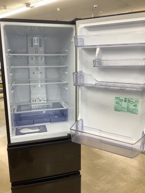 MITSUBISHI (ミツビシ) 3ドア冷蔵庫 MR-CX30BKG-BR 2022年製 22 300L