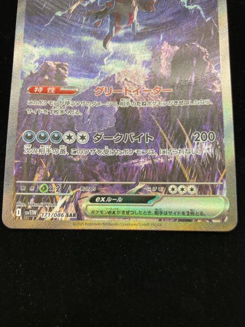 サザンドラex ポケモンカード SAR