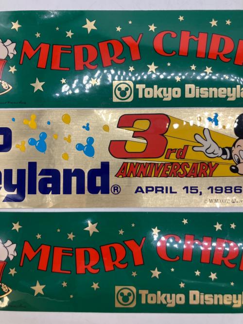 DISNEY (ディズニー) ステッカー3枚セット キャラクターグッズ
