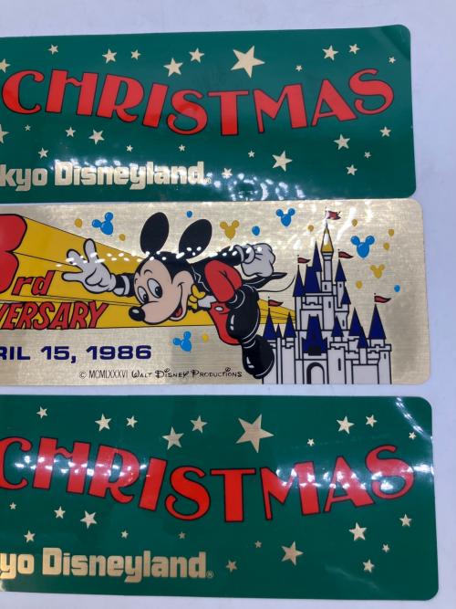 DISNEY (ディズニー) ステッカー3枚セット キャラクターグッズ