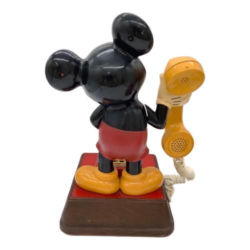 DISNEY (ディズニー) ダイヤル式ミッキー電話機 レトロホビー ※インテリアとして