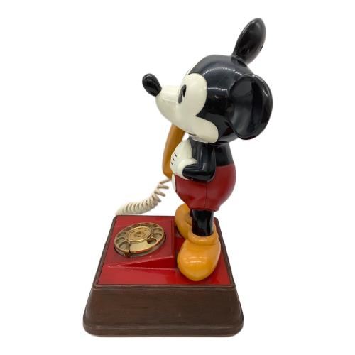 DISNEY (ディズニー) ダイヤル式ミッキー電話機 レトロホビー ※インテリアとして