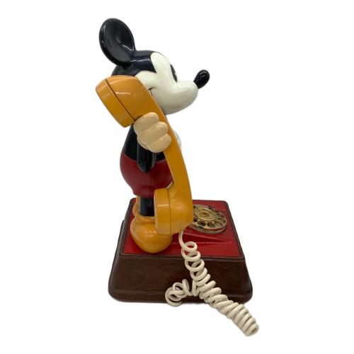 DISNEY (ディズニー) ダイヤル式ミッキー電話機 レトロホビー ※インテリアとして